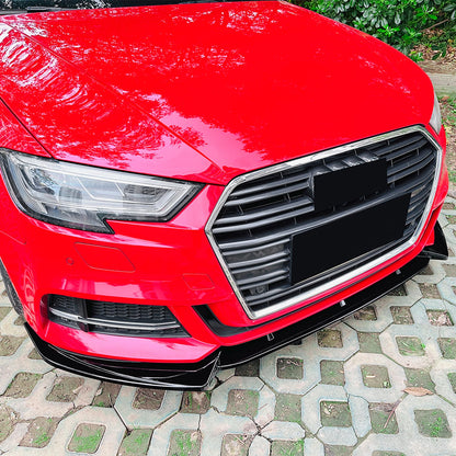 Front Spoiler Lip Bodykit for Audi A3 S3 8V Sline (2017-2020)