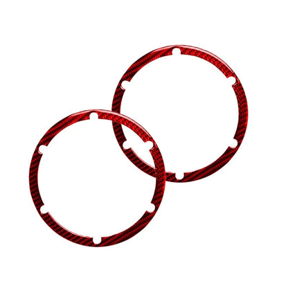 2 x Carbon Fiber Rear Audio Speaker Covers for Nissan 350Z (2003-2009)