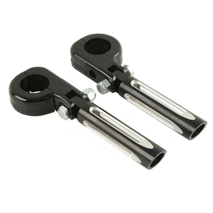 1 1/4 32mm Highway Bar Engine Guard Footpeg Mount for Harley Touring Black