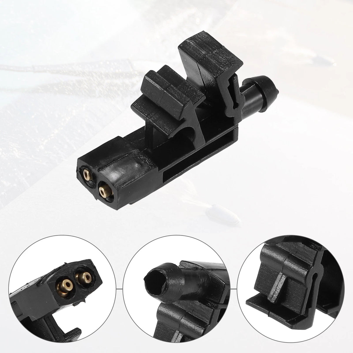 4 x Windshield Wiper Washer Nozzle Spray Jet for PEUGEOT 605, 406