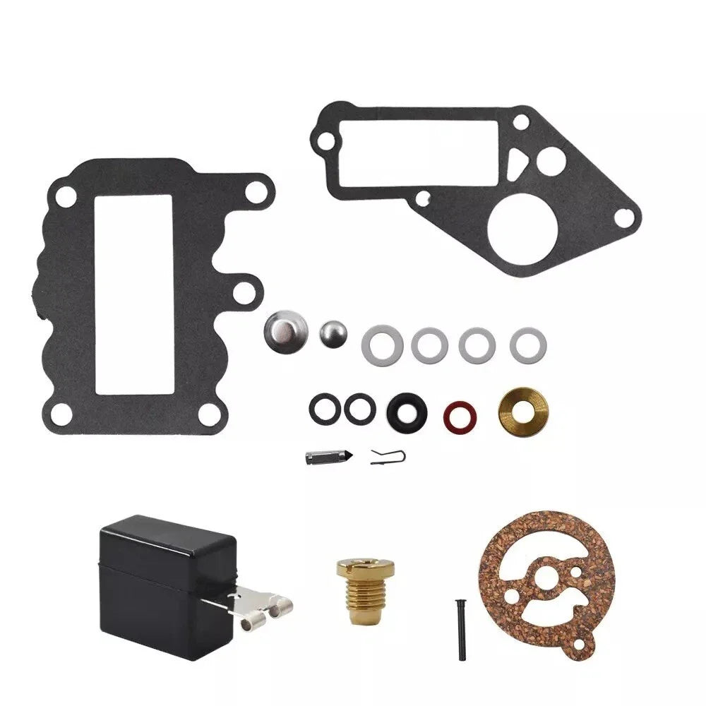 New Carb Kit w/Float for Johnson Evinrude 9.5HP BRP/OMC Outboard