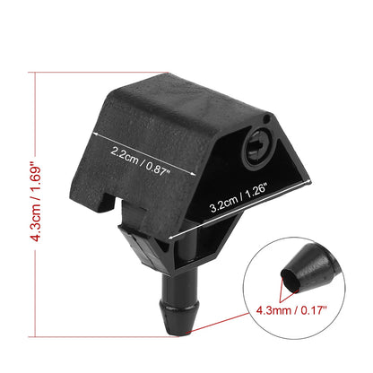 Windshield Wiper Washer Nozzles for Nissan Qashqai J10 (2007-2013)
