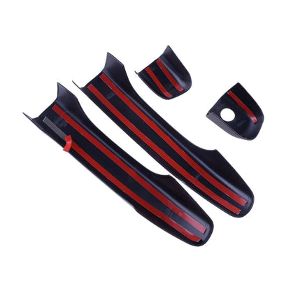 8 x Black Door Handle Cover Protectors for Honda Accord (2018-2021)