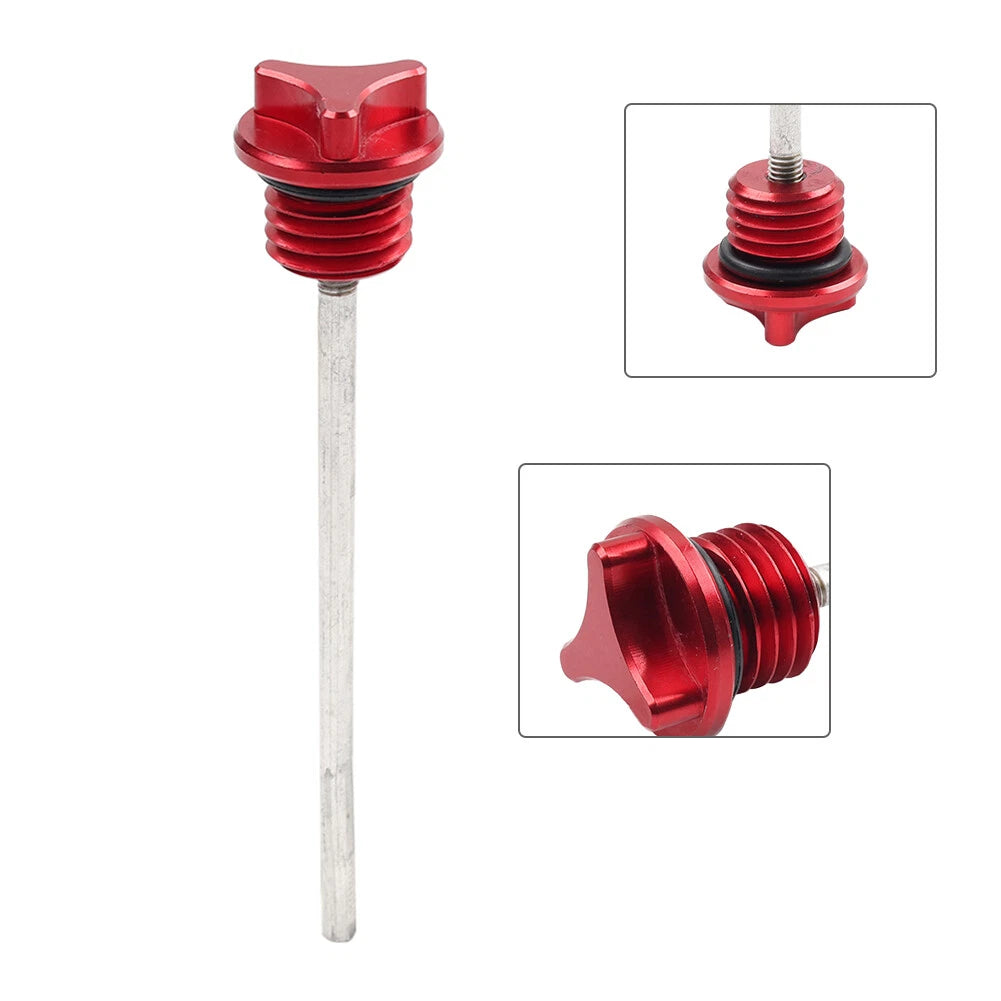 Red CNC Engine Oil Dipstick for Lifan YX 125cc 140cc Pit Dirt Bike