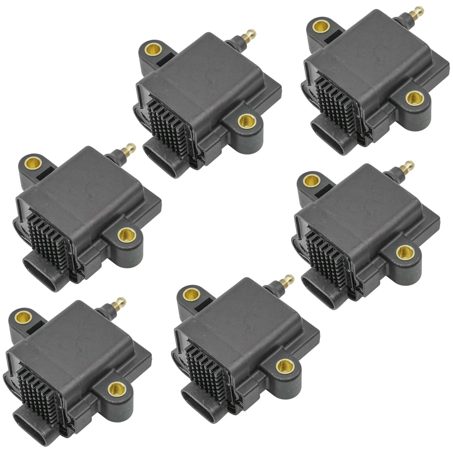 6-Pack Ignition Coils for Mercury Outboard 150-175HP Pro XS 2.5L