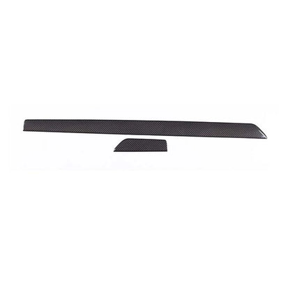 Real Gloss Carbon Fiber Dashboard Panel Cover Trim for Porsche 911 992 2019-2023