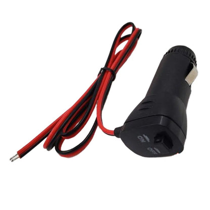 Cigarette Lighter Socket Adapter with On/Off Switch for Car