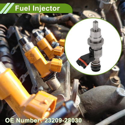 Fuel Injector 1x Gray Black for TOYOTA RAV4 (2001–2008)
