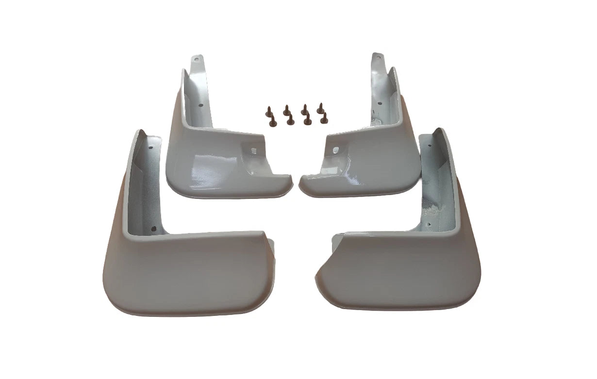 Mud Flaps for 2014-2018 Toyota Corolla Sedan White Painted (2014-2018)