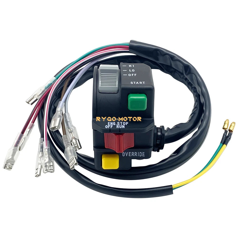 Left Handlebar Switch Start Stop Override Headlight for Polaris Sportsman 500