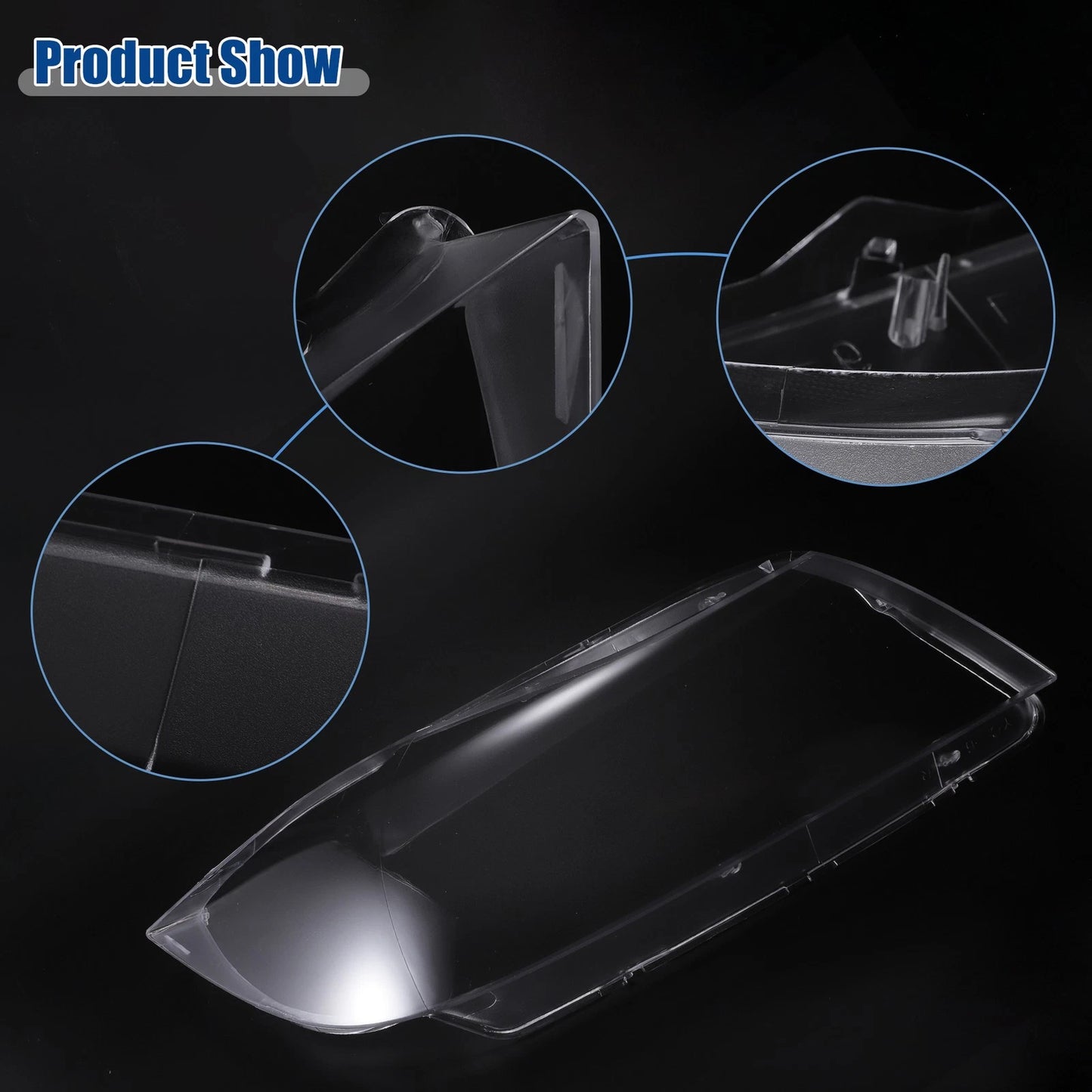 1 Pair Headlight Clear Lens Cover for BMW 3 E90 E91 (2005 - 2012)