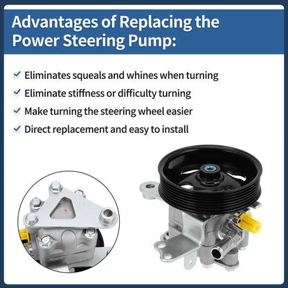 Power Steering Pump & Pulley for Nissan Altima (2007-2012)
