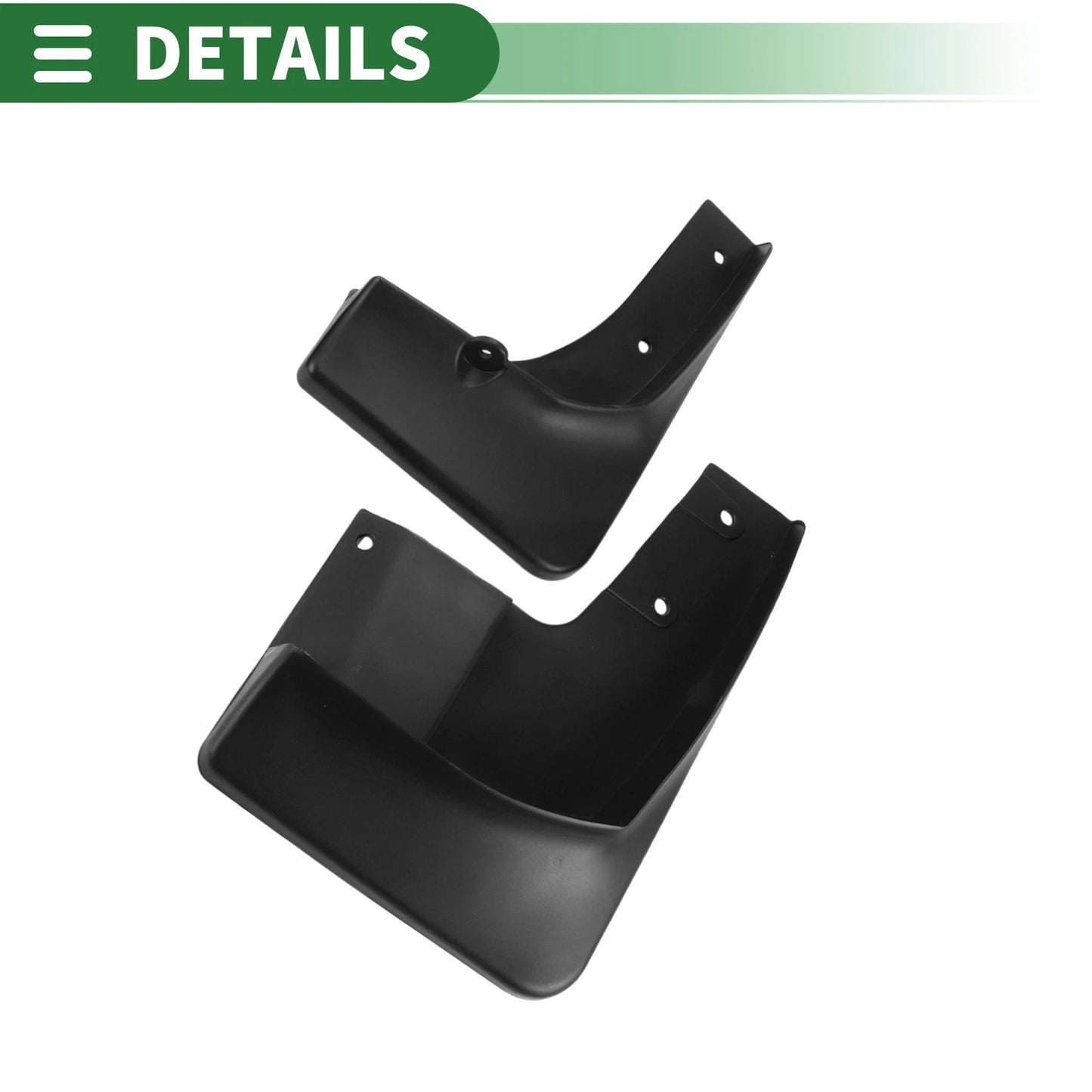 Mud Flaps Splash Guards 1 Set for Mitsubishi Outlander (2003-2006)