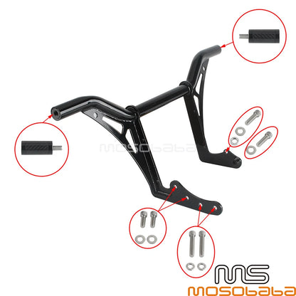 Engine Guard Crash Bar Protectors for Harley Softail Street Bob (2018-2023)