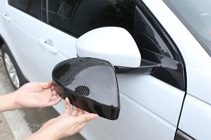 Real Carbon Fiber Add-on Side Rearview Mirror Caps for Jaguar F-Pace 2017-2023