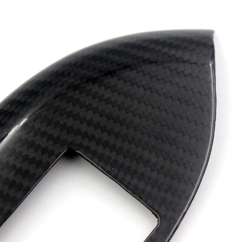 Real Carbon fiber Door Handle Door Lock Buttons Cover Trim For Range Rover Sport