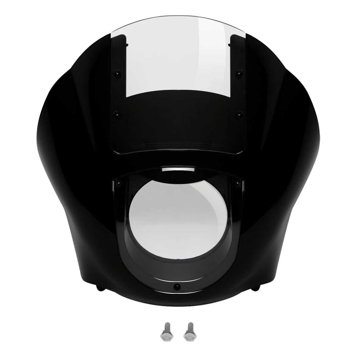 Black & Clear Quarter Fairing Windshield Kit for Harley Sportster Dyna
