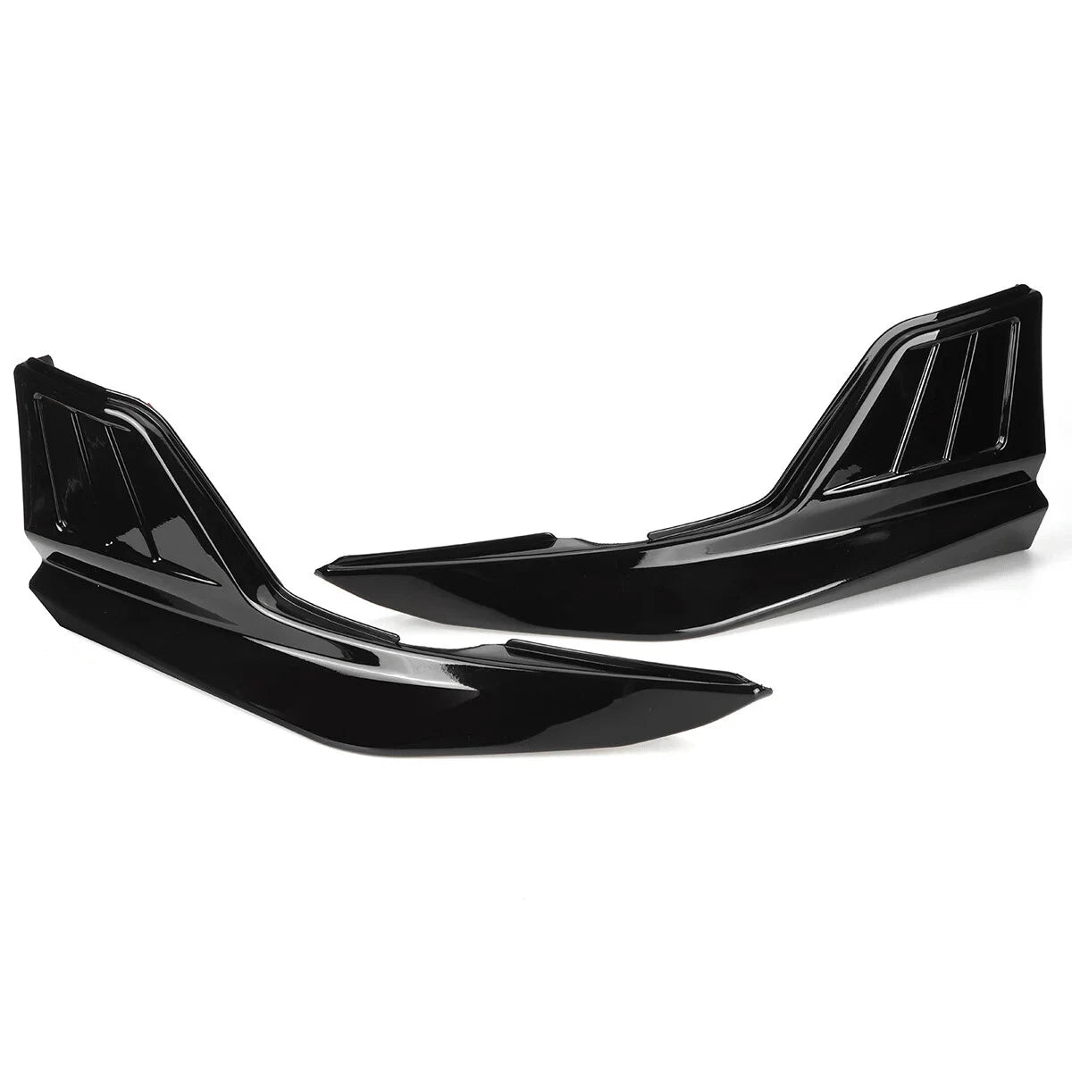 Gloss Black Rear Bumper Splitter Lip Protector for Toyota Corolla (2020-2023) 2 x