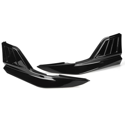 Gloss Black Rear Bumper Splitter Lip Protector for Toyota Corolla (2020-2023) 2 x