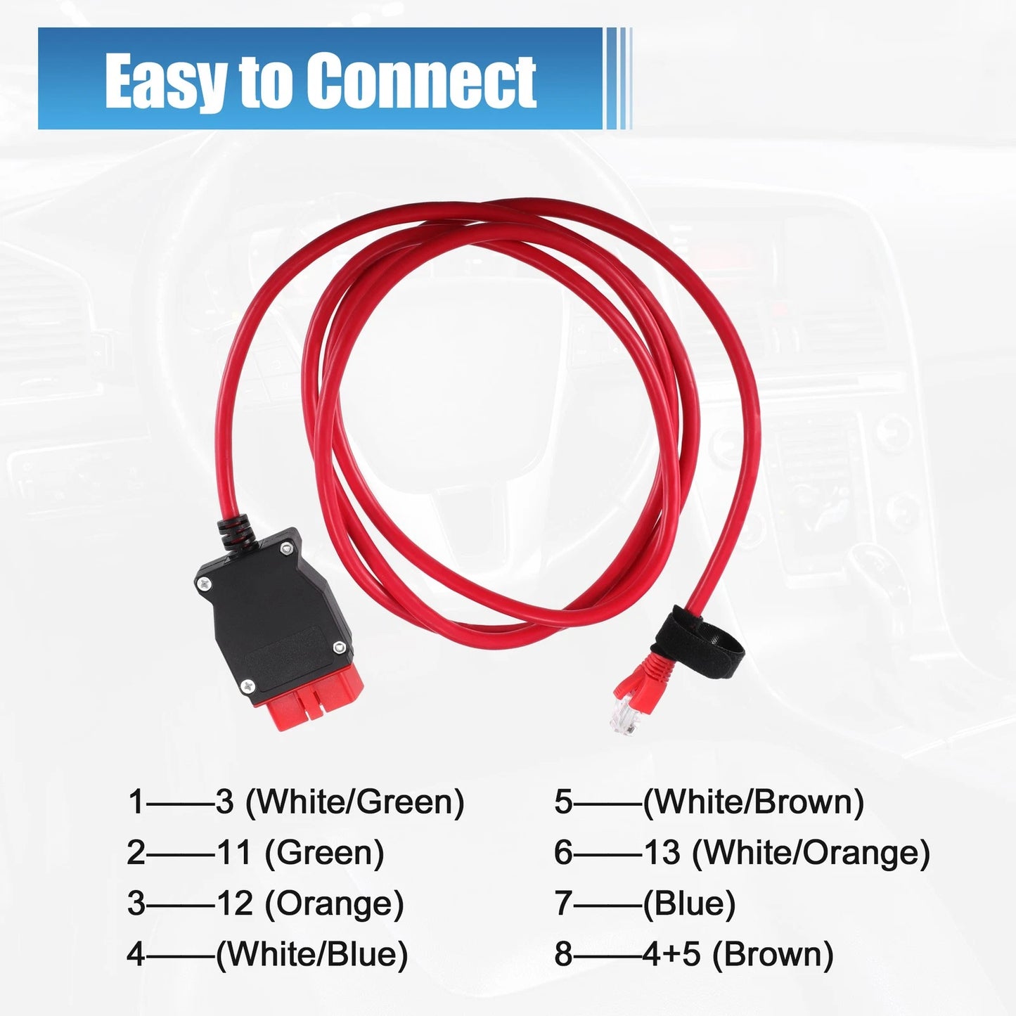 OBD Cable Adapter for Volvo Vehicles 2016 (2016)