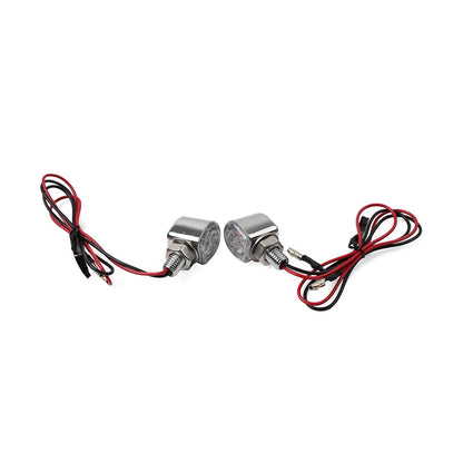2 x Universal Mini Motorcycle Turn Signal Indicator Lights for Various Models