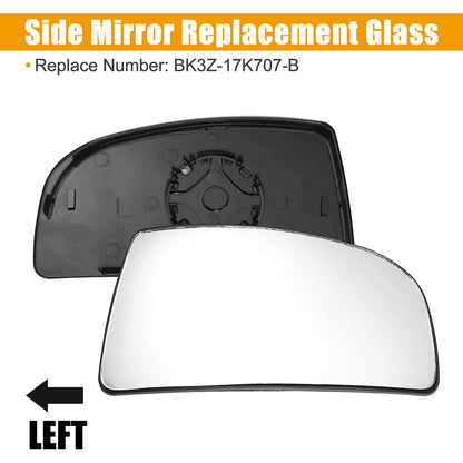 Driver Left Side Mirror Glass for Ford Transit 150 (2015-2023)