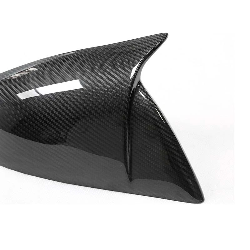 Real Carbon Fiber Rearview Side Mirror Cover Caps For Tesla Model S 2014-2020