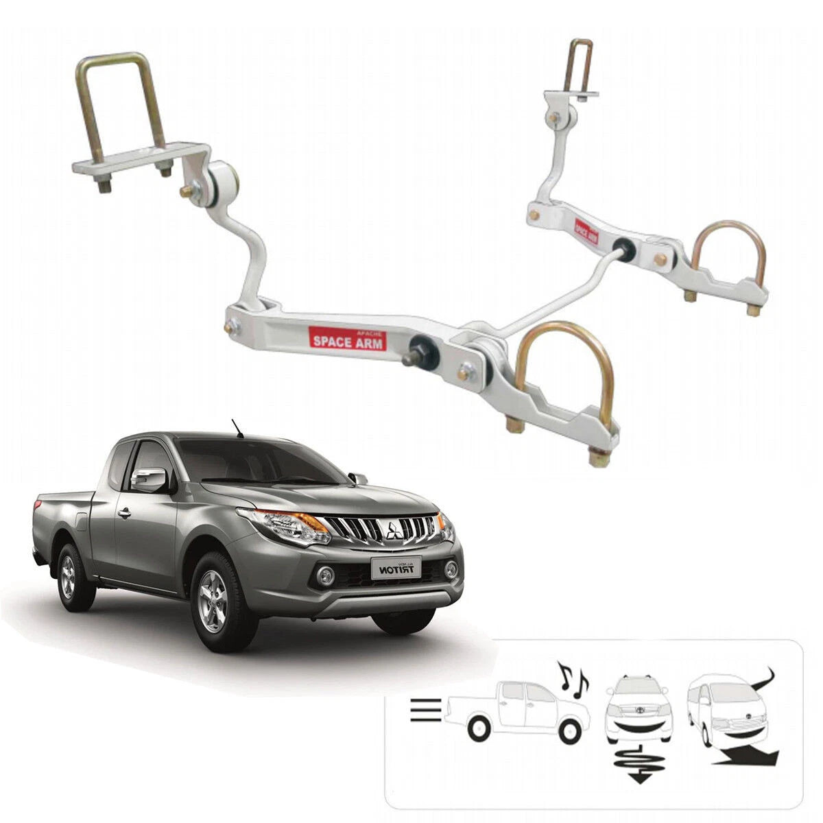 Rear Sway Bar Stabilizer for Mitsubishi Triton (2015-2018)