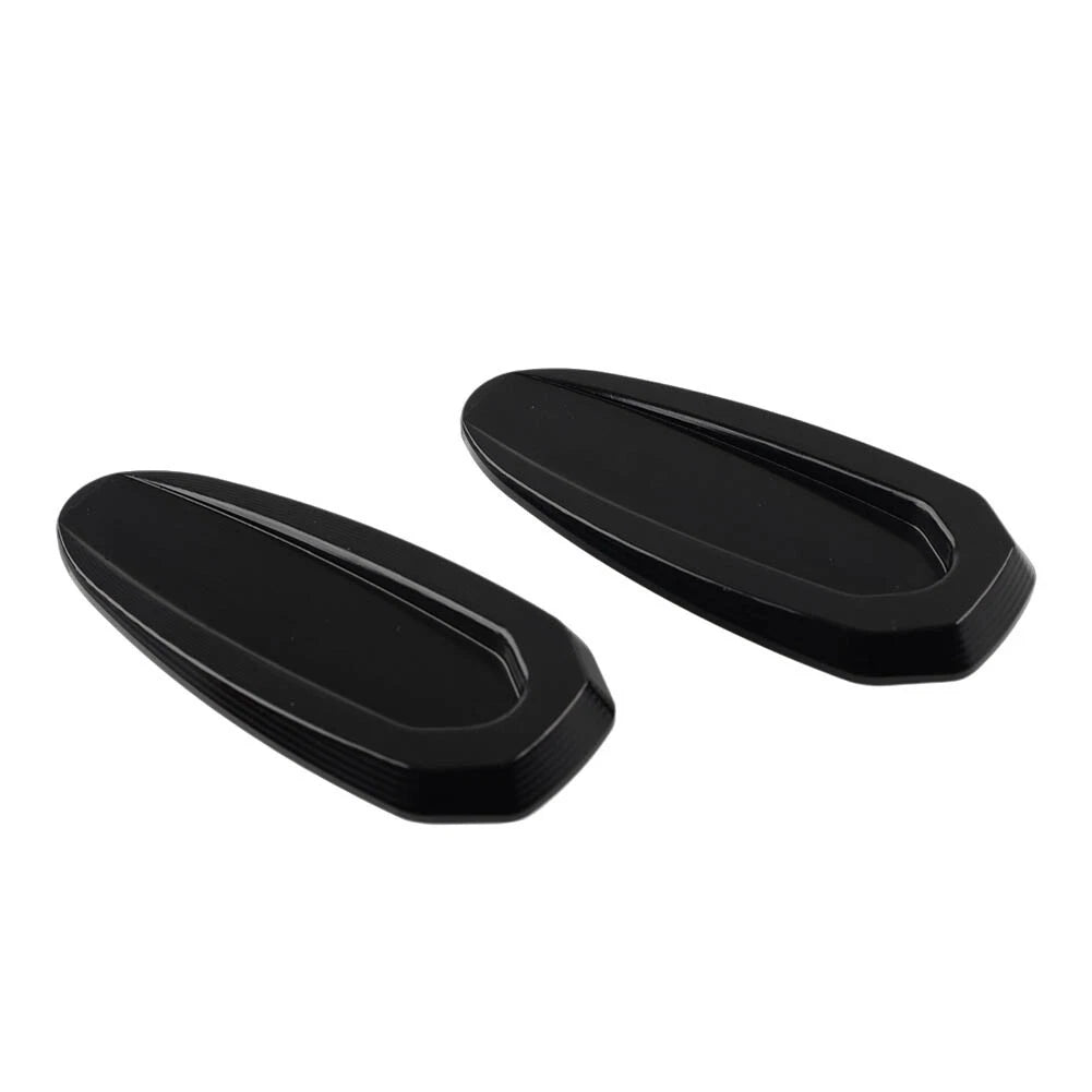 Rearview Mirror Block Off Base Plates Cover Black for BMW S1000RR (2020-2023)
