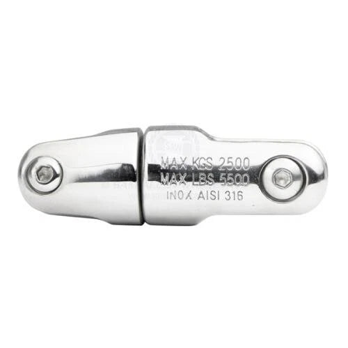Anchor Swivel Connector for 6-8mm Chain 316 Stainless 2500Kg Break Load