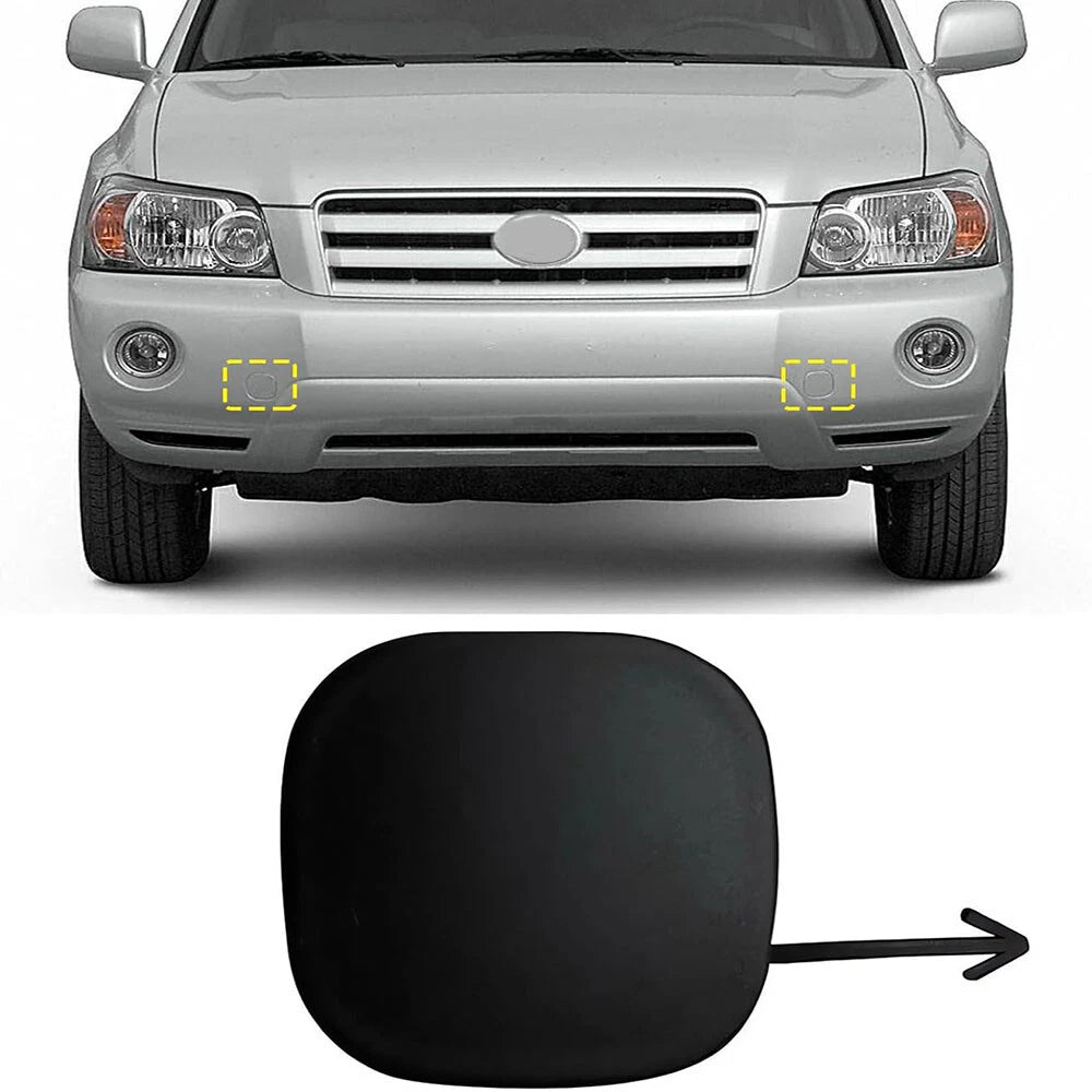 Front Bumper Tow Hook Eye Cover for Toyota Highlander (2004-2007)