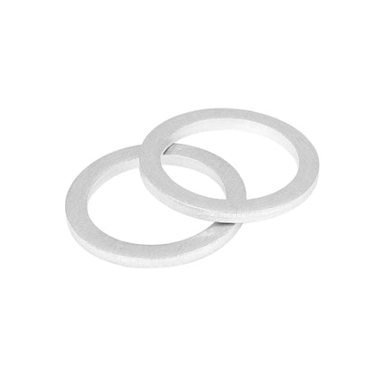 10 x M18 Silver Tone Oil Drain Plug Gaskets for Toyota