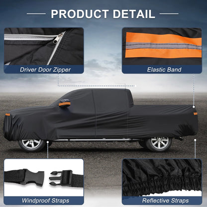 Waterproof 210D-PU Car Cover for Toyota Tundra (2014-2023)