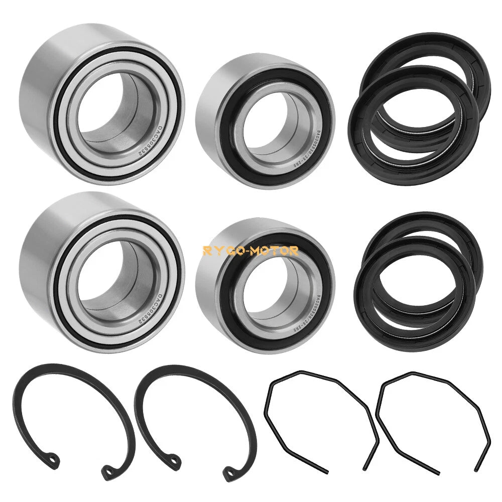 2 x Hub Bearings Seals for Arctic Cat 650 V-2 (2004–2004)