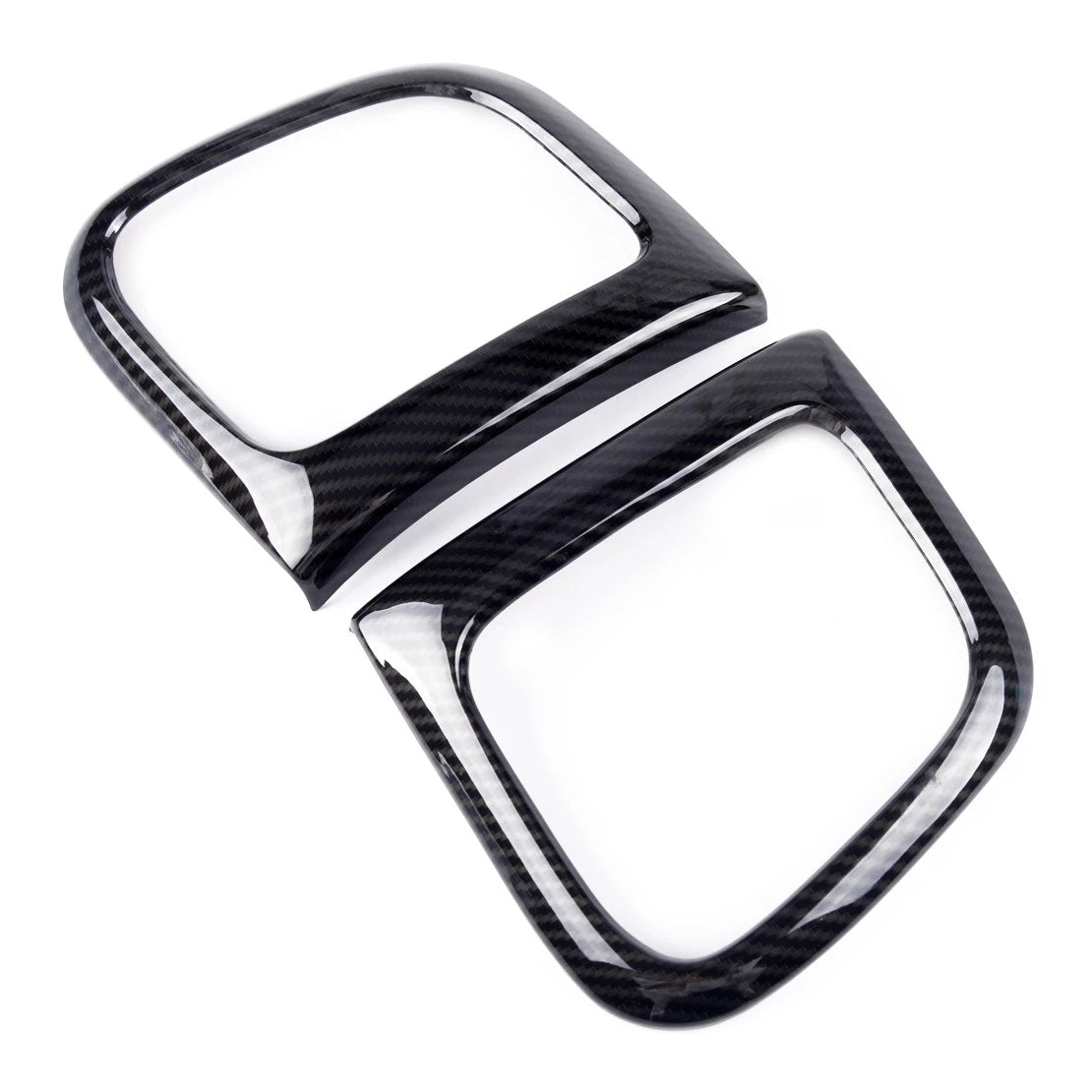 2 x Carbon Fiber Air Vent Trim Covers for Jeep Grand Cherokee (2014-2019)