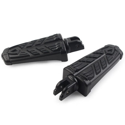 Black Front Footrests Rider Footpegs for Harley FXBB FXBR FXBRS FXLR (2018-2023)