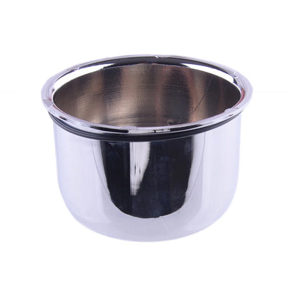 Chrome 2.32" Push Through Trailer Wheel Center Cap for 3.25" Rim Bore