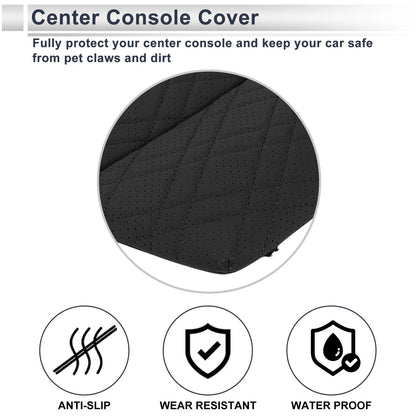 Car Center Console Cover for BMW 5 Series G30 2018-2023 Black 1 x Set