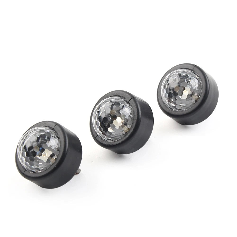 LED Car Interior Lighting Kit Multi Color 3 x Lamps for Universal Models