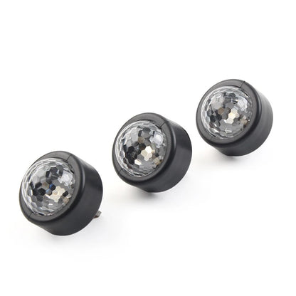LED Car Interior Lighting Kit Multi Color 3 x Lamps for Universal Models