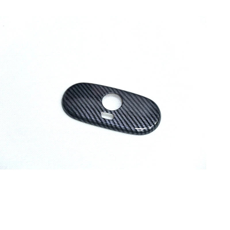 Carbon Fiber Style Side Mirror Adjust Panel Cover Trim for Mini R50 R52 R53