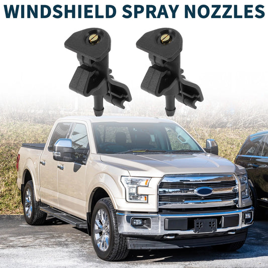 2 x Front Windshield Washer Nozzles for Ford Explorer (2011-2018)