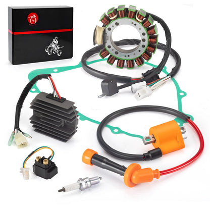 Ignition Coil Relay & Stator Gasket for Yamaha Grizzly 600 YFM600 (1998)