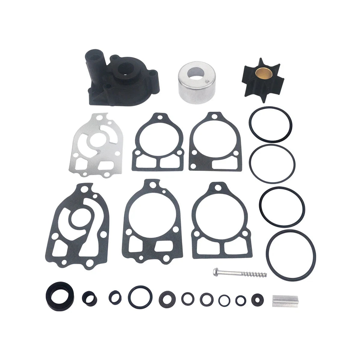 Water Pump Impeller Repair Kit for Mercruiser Mercury 150/175/200HP