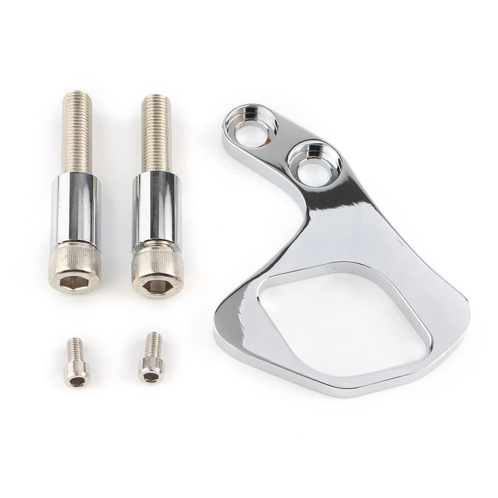 Ignition Relocation Kit Bracket Aluminum Chrome for T100 Scrambler