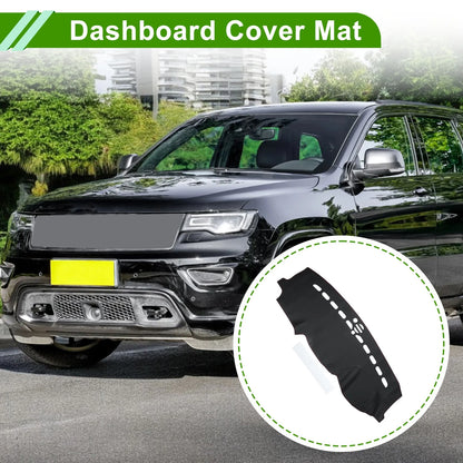 Dashboard Cover for Jeep Grand Cherokee 2011-2017 Dash Mat Carpet Black Red