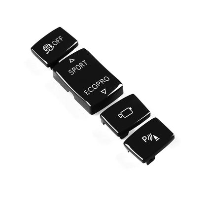 Black Gear Shift Switch Button Cover for BMW 1 2 3 4 Series (2012-2020)