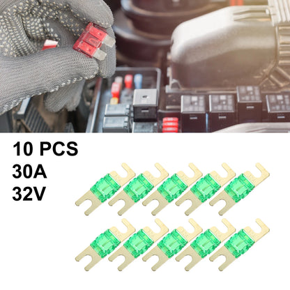 AFS Mini ANL Fuse 10x 30A for Car Truck Motorcycle Boat Audio