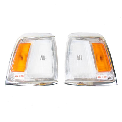 Corner Light Turn Indicator Lamp Pair Fits Toyota Hilux LN100 Pickup 1989-95 D05