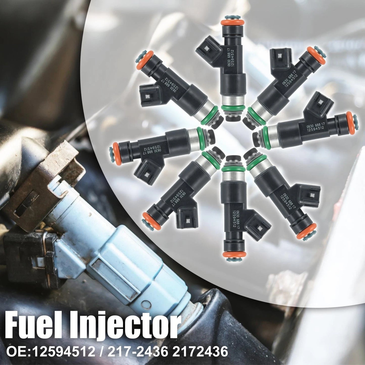8 Pcs Fuel Injector Set for Chevrolet Tahoe GMC Yukon Sierra Savana